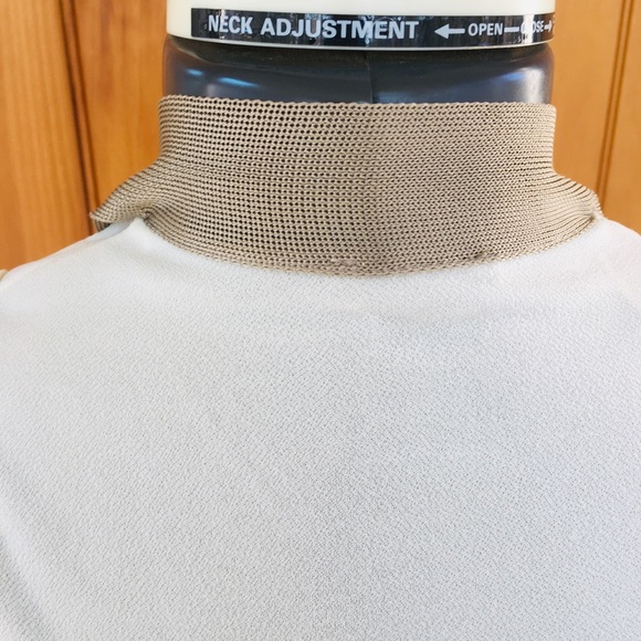 Zara white beige hi low asymmetrical tunic top - Picture 5 of 7